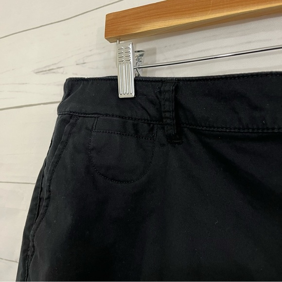 Lane Bryant Black High Rise Bermuda Shorts - Picture 3 of 16